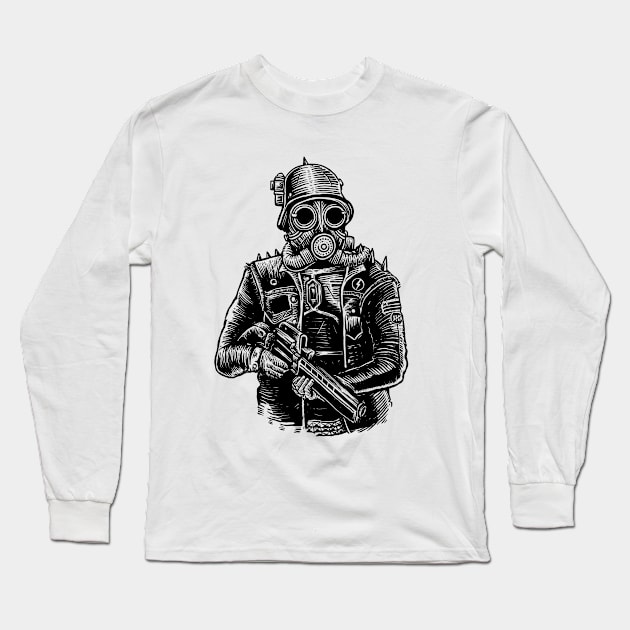 Steampunk Soldier Long Sleeve T-Shirt by Original_Wicked